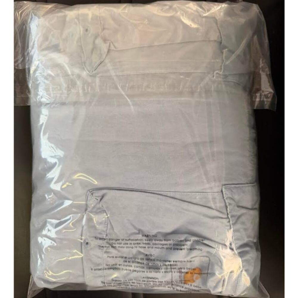 NWT! Carhartt WIP Berm Pullover‎ 0F4GD Frosted Blue, Size: M - Picture 6 of 6